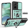 For Xiaomi Redmi A5 4G Case With Slide Lens Cover Rotating Ring Shockproof Stand Holder Phone Case