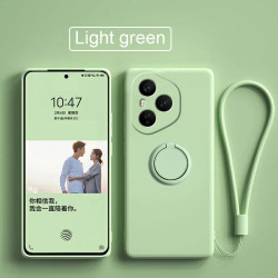 Case For Honor 400 Pro Liquid Silicone Ring Holder Soft Phone Cover for 300 Ultra 300 Pro Shockproof Back Fundas