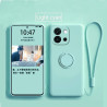 Case For OnePlus 13T Liquid Silicone Ring Holder Soft Phone Cover for 13R 12 Shockproof Back Fundas