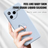 Case for Xiaomi Poco F7 Pro Cases Liquid Silicone Ring Stand Phone Shell Coque for Poco F6 Cover ShockproofBumper Back Funda
