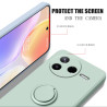 Case for Xiaomi Poco F7 Pro Cases Liquid Silicone Ring Stand Phone Shell Coque for Poco F6 Cover ShockproofBumper Back Funda