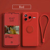 Case for Xiaomi Poco F7 Pro Cases Liquid Silicone Ring Stand Phone Shell Coque for Poco F6 Cover ShockproofBumper Back Funda