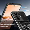 For Infinix Note 50 Pro 4G Case With Slide Lens Cover Note 50 4G Note 40 Pro 5G Note 40 4G Rotating Ring Shockproof Stand Holder Phone Case