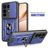 For Infinix Note 50 Pro 4G Case With Slide Lens Cover Note 50 4G Note 40 Pro 5G Note 40 4G Rotating Ring Shockproof Stand Holder Phone Case