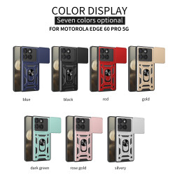 For Motorola Edge 60 Pro Case With Slide Lens Cover Edge 60 Fusion 50 Pro 50 Fusion 50 Neo Rotating Ring Shockproof Stand...