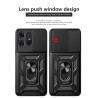 For Motorola Edge 50 Pro Case With Slide Lens Cover Edge 50 Fusion 50 Neo 50 5G 40 50 Pro Rotating Ring Shockproof Stand Holder Phone Case