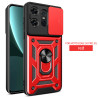 For Motorola Edge 50 Pro Case With Slide Lens Cover Edge 50 Fusion 50 Neo 50 5G 40 50 Pro Rotating Ring Shockproof Stand Holder Phone Case