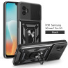 For Samsung Galaxy XCover7 Pro Case With Slide Lens Cover Rotating Ring Shockproof Stand Holder Phone Case
