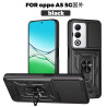 For Oppo A5 5G Case With Slide Lens Cover A5 Pro 5G A3 4G A3X 4G Rotating Ring Shockproof Stand Holder Phone Case
