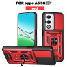 For Oppo A5 5G Case With Slide Lens Cover A5 Pro 5G A3 4G A3X 4G Rotating Ring Shockproof Stand Holder Phone Case