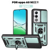 For Oppo A5 5G Case With Slide Lens Cover A5 Pro 5G A3 4G A3X 4G Rotating Ring Shockproof Stand Holder Phone Case