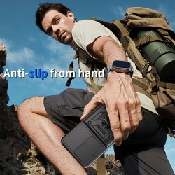 For Realme 14 Case With Slide Lens Cover Rotating 13+5G 13Pro 5G 13Pro+ 5G Ring Shockproof Stand Holder Phone Case