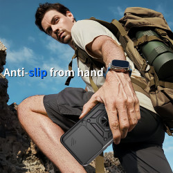 For Xiaomi Redmi K80 Pro 5G Case With Slide Lens Cover Redmi K80 5G K70 Pro K70E 5G Ring Shockproof Stand Holder Phone Case