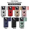 For Xiaomi Redmi K80 Pro 5G Case With Slide Lens Cover Redmi K80 5G K70 Pro K70E 5G Ring Shockproof Stand Holder Phone Case