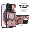 Case For Honor 200 Pro 200Smart 200Lite Magnetic Slide Camera Protection Play60Plus Magic765Pro Cover 360 Rotate Kickstand Armor