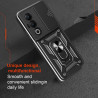 For itel S25 4G Case With Slide Lens Cover Rotating S25 Ultra 4G S24 Ring Shockproof Stand Holder Phone Case