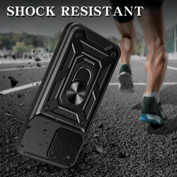 For OnePlus 13s Case With Slide Lens Cover 13T 13 13R 12 12R 5G Ring Shockproof Stand Holder Phone Case