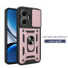 For Xiaomi Redmi Turbo 4 Pro Case With Slide Lens Cover Redmi Turbo 3 4G Ring Shockproof Stand Holder Phone Case