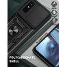 For Infinix GT 30 Pro Case With Slide Lens Cover GT 20 Pro Ring Shockproof Stand Holder Phone Case