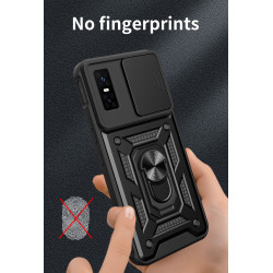 For Infinix GT 30 Pro Case With Slide Lens Cover GT 20 Pro Ring Shockproof Stand Holder Phone Case