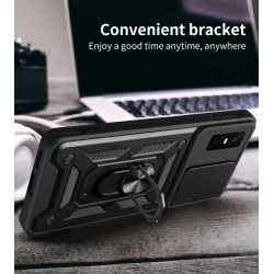 For Infinix GT 30 Pro Case With Slide Lens Cover GT 20 Pro Ring Shockproof Stand Holder Phone Case