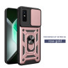 For Infinix GT 30 Pro Case With Slide Lens Cover GT 20 Pro Ring Shockproof Stand Holder Phone Case