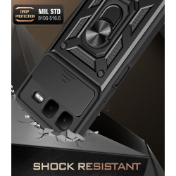 For Infinix Smart 10 Plus Case With Slide Lens Cover GT 20 Pro Ring Shockproof Stand Holder Phone Case