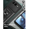 For Infinix Smart 10 Plus Case With Slide Lens Cover GT 20 Pro Ring Shockproof Stand Holder Phone Case