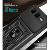 For Infinix Smart 10 Plus Case With Slide Lens Cover GT 20 Pro Ring Shockproof Stand Holder Phone Case