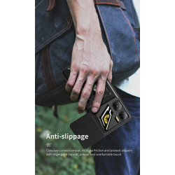 For ZTE nubia NEO 3 5G Case With Slide Lens Cover Ring Shockproof Stand Holder Phone Case