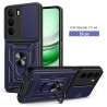 For Realme C71 Case With Slide Lens Cover Ring Shockproof Stand Holder Phone Case