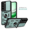 For Realme C71 Case With Slide Lens Cover Ring Shockproof Stand Holder Phone Case
