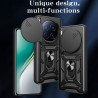 For Tecno Camon 40 Premier Case With Slide Lens Cover Camon 40 Pro 4G 40 4G 30 Premier 5G 30S 30Pro Ring Shockproof Stand Holder Phone Case