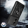 For Huawei Nova Y73 Case With Slide Lens Cover Y70 Y70plus 4G Ring Shockproof Stand Holder Phone Case