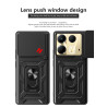For Infinix Note 40 5G Case With Slide Lens Cover Note40Pro 30Pro 30i Ring Shockproof Stand Holder Phone Case