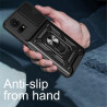 For TCL 50 LE Case With Slide Lens Cover 50SE 40SE 4G Ring Shockproof Stand Holder Phone Case