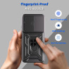 For Tecno Spark 40 Case With Slide Lens Cover Spark 30 Pro 30C Ring Shockproof Stand Holder Phone Case
