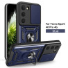 For Tecno Spark 40 Pro Case With Slide Lens Cover Spark40 30Pro 30C Ring Shockproof Stand Holder Phone Case