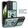 For Tecno Spark 40 Pro Case With Slide Lens Cover Spark40 30Pro 30C Ring Shockproof Stand Holder Phone Case