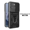 For Motorola Moto G86 Power Case With Slide Lens Cover Moto G85 G84 Ring Shockproof Stand Holder Phone Case