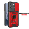 For Motorola Moto G86 Power Case With Slide Lens Cover Moto G85 G84 Ring Shockproof Stand Holder Phone Case