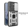 For Motorola Moto G86 Power Case With Slide Lens Cover Moto G85 G84 Ring Shockproof Stand Holder Phone Case