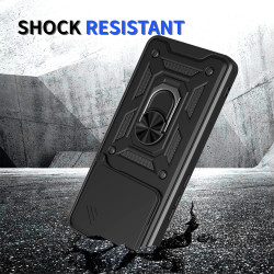 For vivo V60 Case With Slide Lens Cover V50 Lite V50 5G Ring Shockproof Stand Holder Phone Case