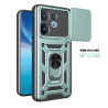 For vivo V60 Case With Slide Lens Cover V50 Lite V50 5G Ring Shockproof Stand Holder Phone Case