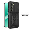 Case for Infinix Hot 60 4G Slide Camera Protect Stand Phone Shell Funda for Hot 50 Pro+ 4G 50i Cover