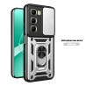 Case for Infinix Hot 60 4G Slide Camera Protect Stand Phone Shell Funda for Hot 50 Pro+ 4G 50i Cover
