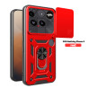 For Nothing Phone 3 Case With Slide Lens Cover Phone 3aPro 3a 2a Ring Shockproof Stand Holder Phone Case
