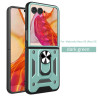For Moto Razr 50 Ultra Case With Slide Lens Cover Rotating Ring Shockproof Stand Holder Phone Cases for Moto razr+ 2024