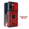 For Xiaomi Poco M7 4G Case With Slide Lens Cover Phone Poco M7pro 5G M6Pro 4G Ring Shockproof Stand Holder Phone Case