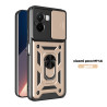 For Xiaomi Poco M7 4G Case With Slide Lens Cover Phone Poco M7pro 5G M6Pro 4G Ring Shockproof Stand Holder Phone Case